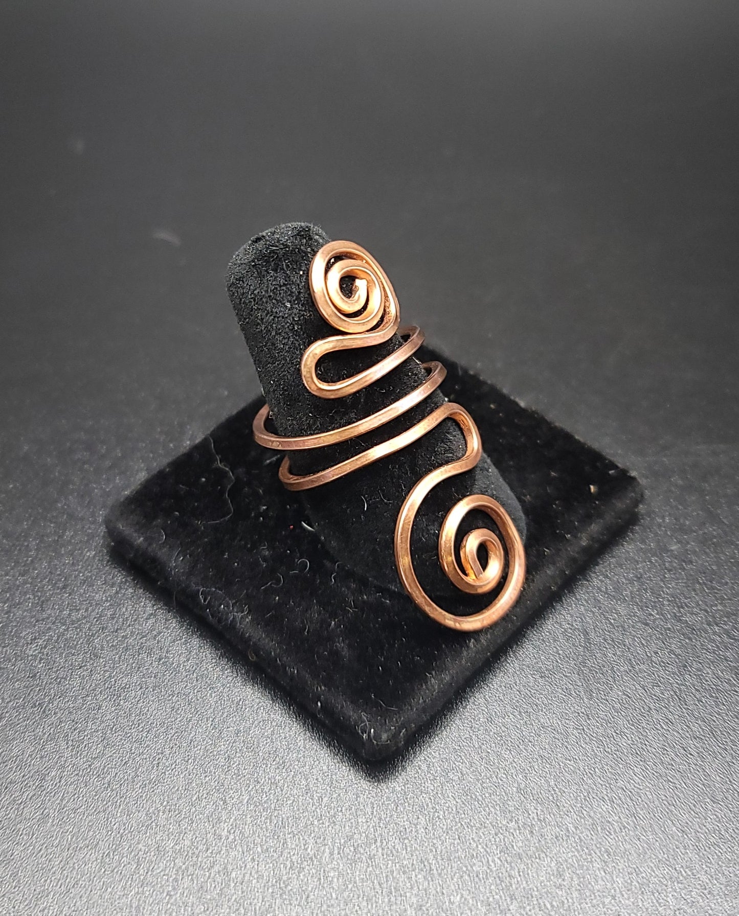 Copper Ancestral Swirl Ring